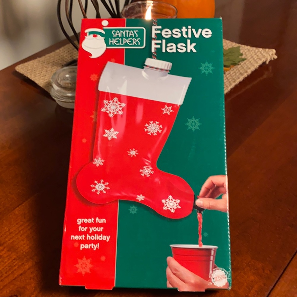 Festive flask